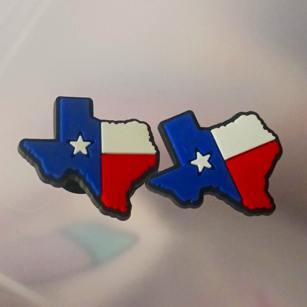 2 Texas Croc Charm